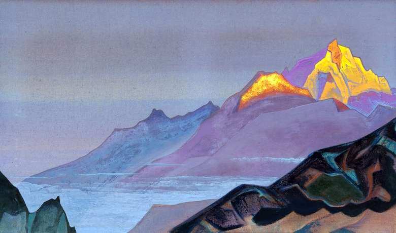Opis obrazu Nicholasa Roericha Droga do Szambali