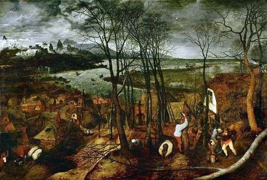Opis obrazu Pietera Bruegla Ponury dzień