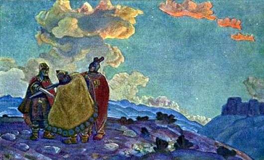 Opis obrazu Mikołaja Roericha Korony