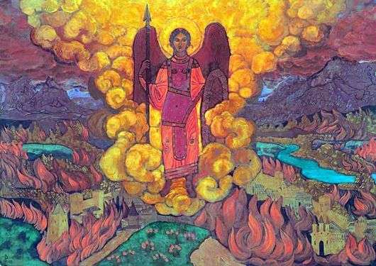Opis obrazu Mikołaja Roericha Ostatni anioł