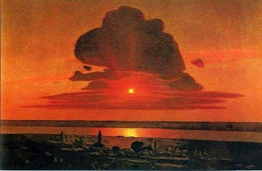 Opis obrazu Arkhipa Kuindzhiego Czerwony zachód słońca