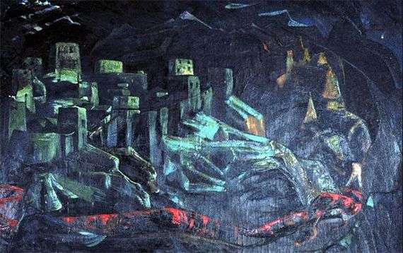 Opis obrazu Nicholasa Roericha Doomed City