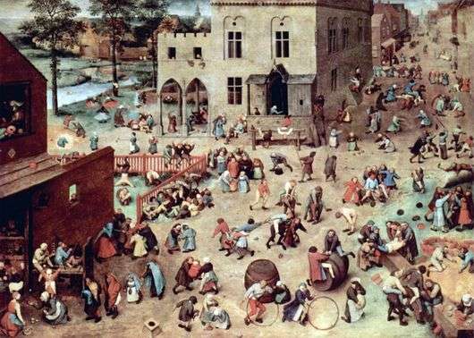 Opis obrazu Pietera Bruegla Gry dla dzieci