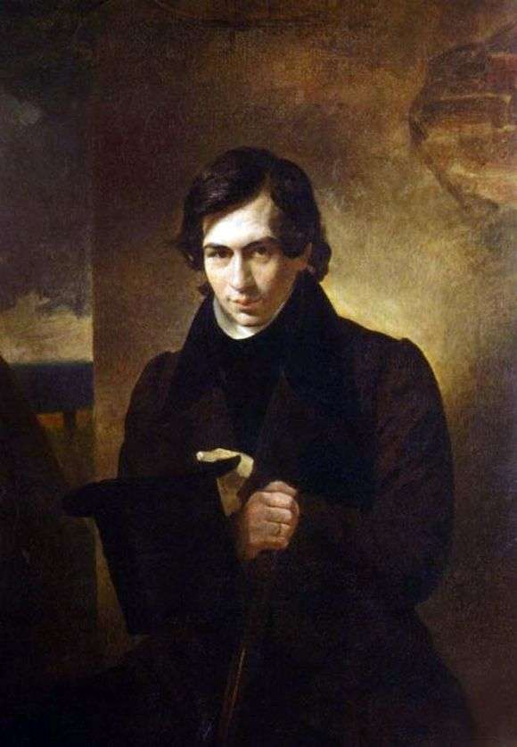 Opis obrazu Karla Bryullova Portret N. V. Kukolnika