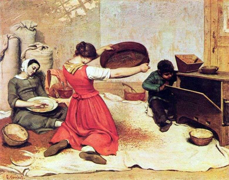 Opis obrazu Gustavea Courbeta Winders