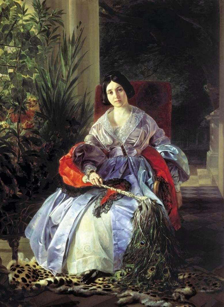 Opis obrazu Karla Bryullova Portret księżniczki Saltykovej