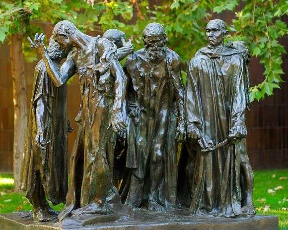 Opis rzeźby autorstwa Francois Auguste Rodin Obywatele Calais
