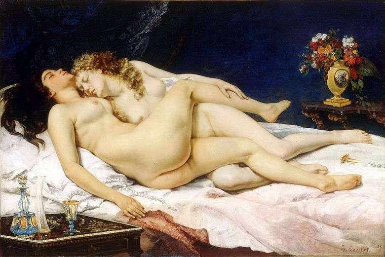 Opis obrazu Gustavea Courbeta Śpiący