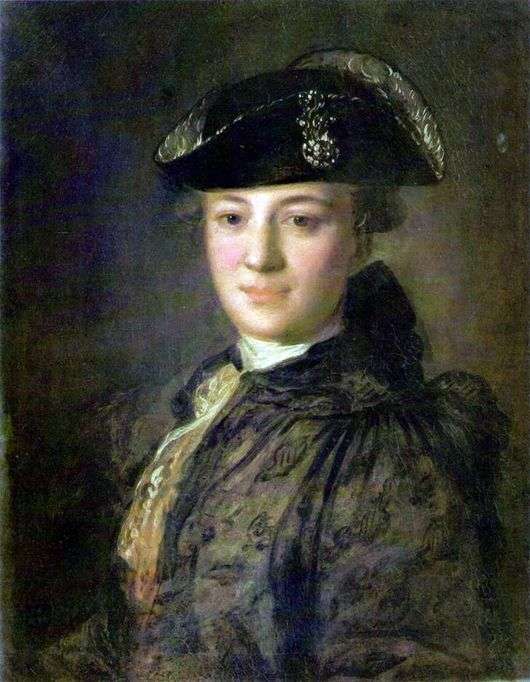 Opis obrazu Fiodora Rokotowa Portret nieznanego mężczyzny w kapeluszu