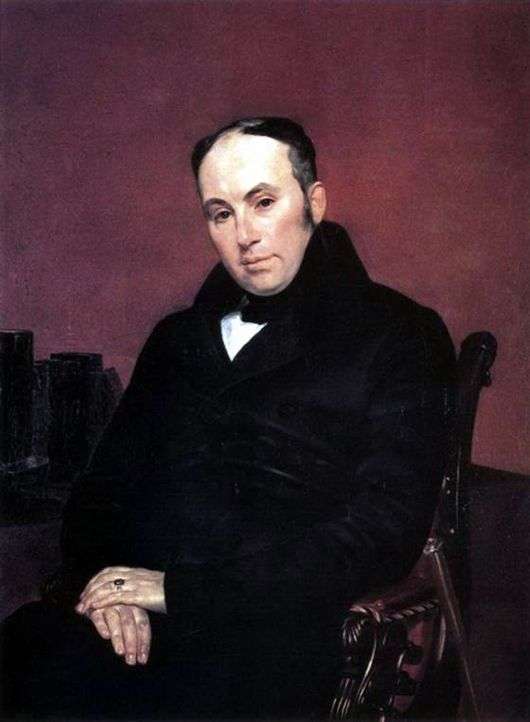 Opis obrazu Karla Bryullova Portret Wasilija Żukowskiego