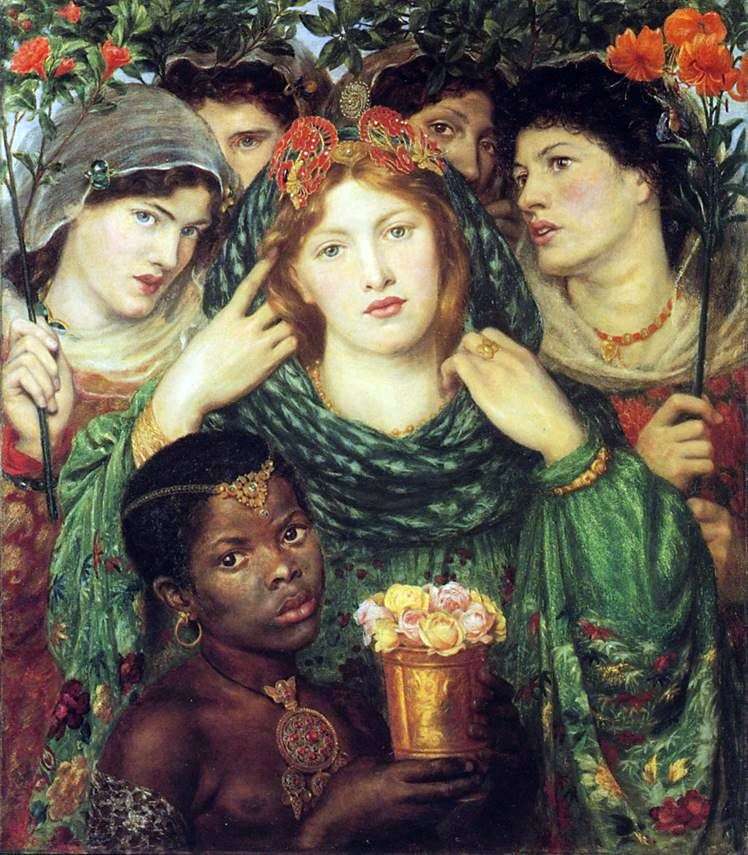Opis obrazu Dantego Rossettiego Ukochany (Panna Młoda)