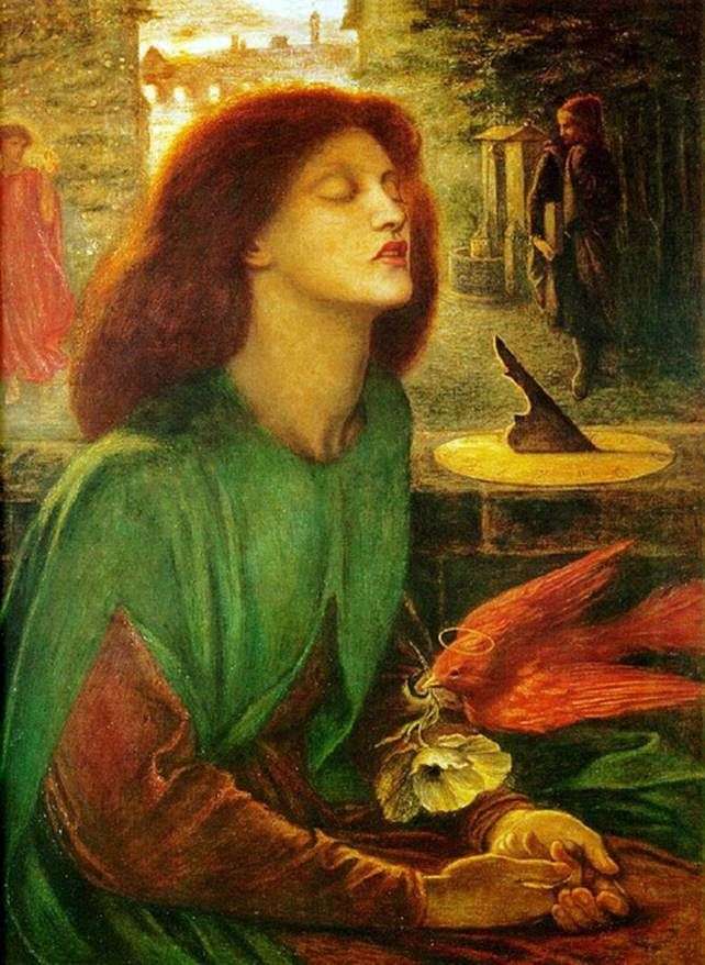 Opis obrazu Dantego Rossettiego Błogosławiona Beatrycze