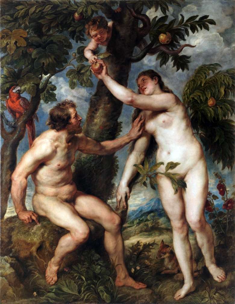 Opis obrazu Petera Rubensa Adam i Ewa