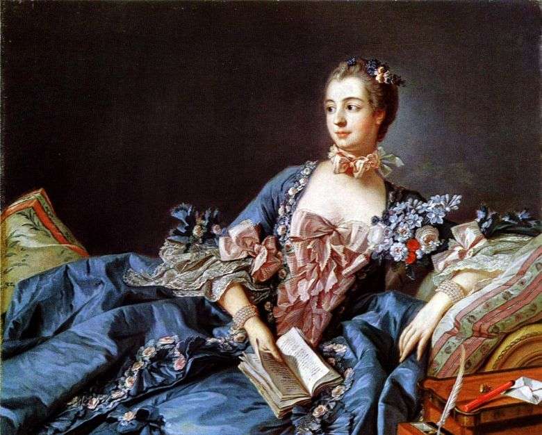 Opis obrazu Francoisa Bouchera Madame de Pompadour