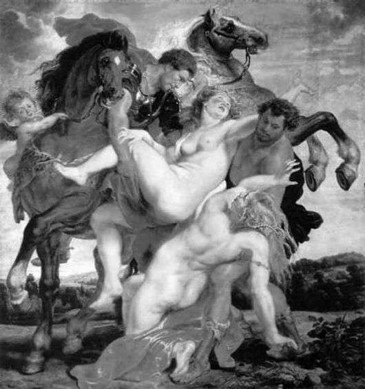 Opis obrazu Petera Rubensa Porwanie córek Leucippus