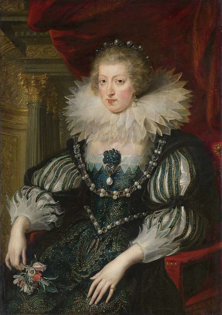 Opis obrazu Petera Rubensa Portret Anny Austrii