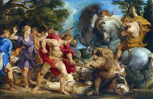 Opis obrazu Petera Paula Rubensa Kaledońskie polowanie na dzika