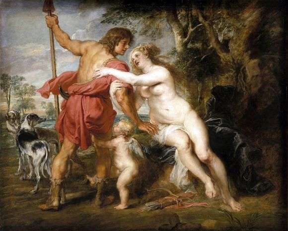 Opis obrazu Petera Rubensa Wenus i Adonis