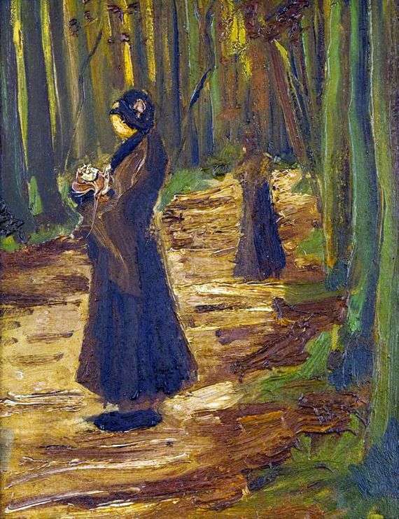 Opis obrazu Vincenta Van Gogha Dwie kobiety w lesie