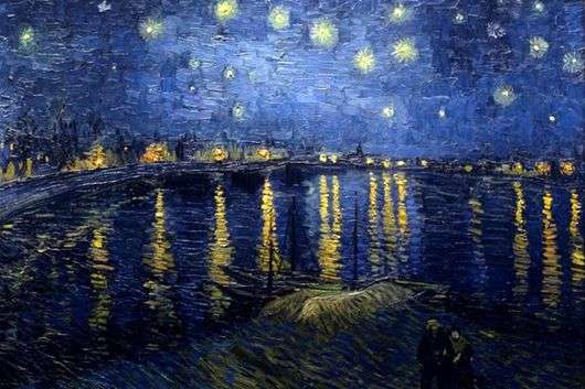 Opis obrazu Van Gogha Gwiaździsta noc nad Rodanem
