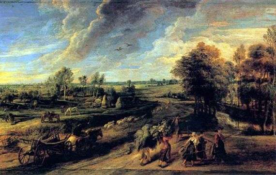 Opis obrazu Petera Rubensa Powrót chłopów z pola
