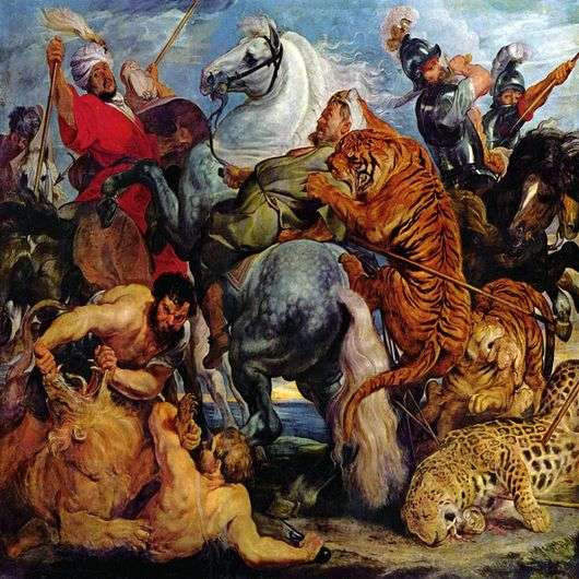 Opis obrazu Rubensa Polowanie na tygrysy i lwy