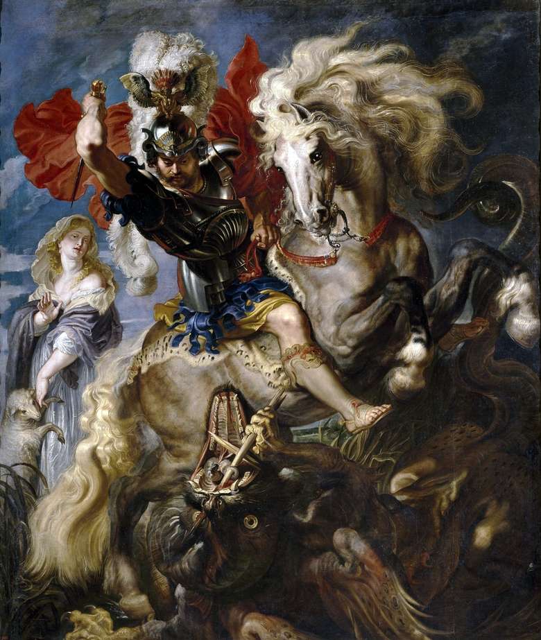 Opis obrazu Petera Rubensa Święty Jerzy i smok