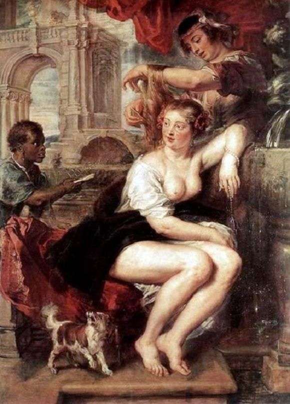 Opis obrazu Petera Rubensa Batszeba przy fontannie