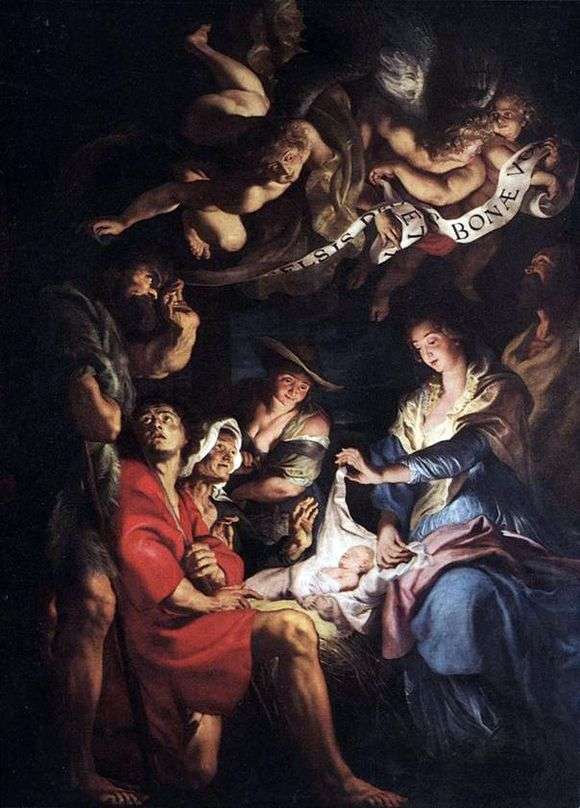 Opis obrazu Petera Rubensa Pokłon pasterzy