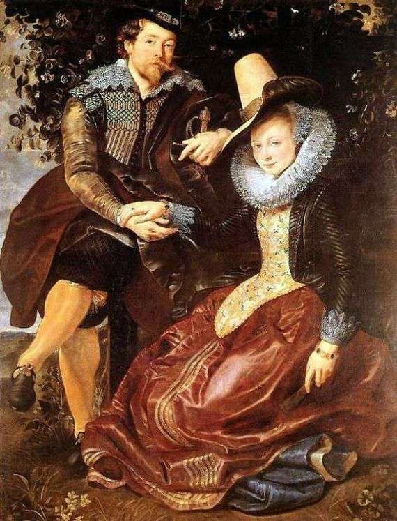 Opis obrazu Petera Rubensa Autoportret z żoną Isabellą