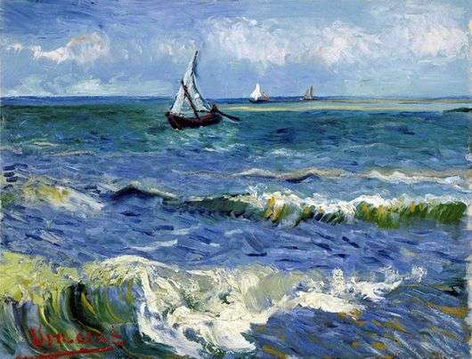 Opis obrazu Vincenta Van Gogha Łodzie na morzu