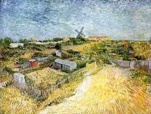Opis obrazu Vincenta Van Gogha Widok na Montmartre