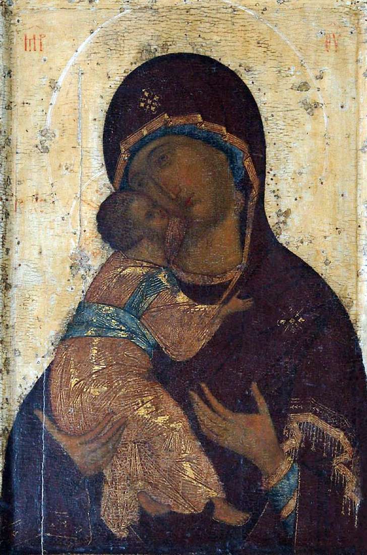 Opis ikony Andrieja Rublowa Matki Bożej Włodzimierskiej