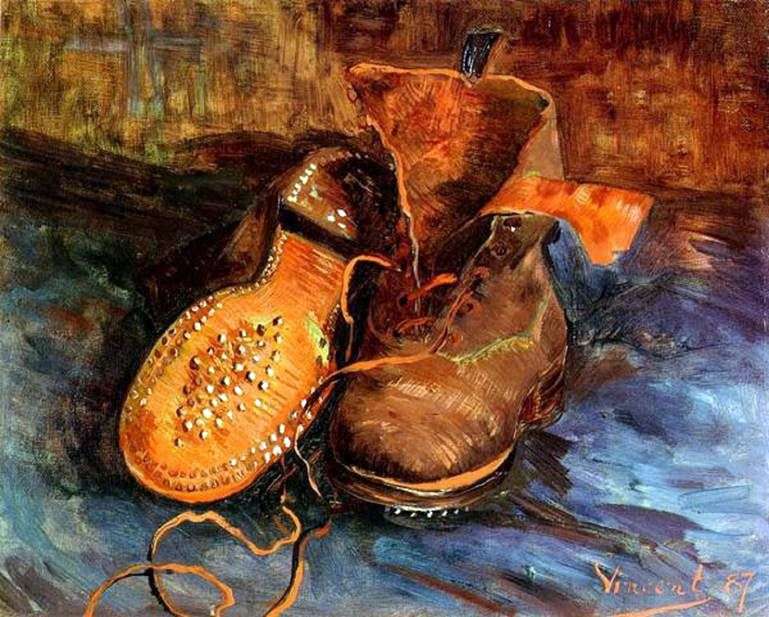 Opis obrazu Vincenta Van Gogha Para butów
