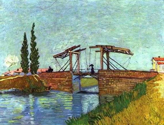 Opis obrazu Vincenta Van Gogha Anglois Bridge at Arles