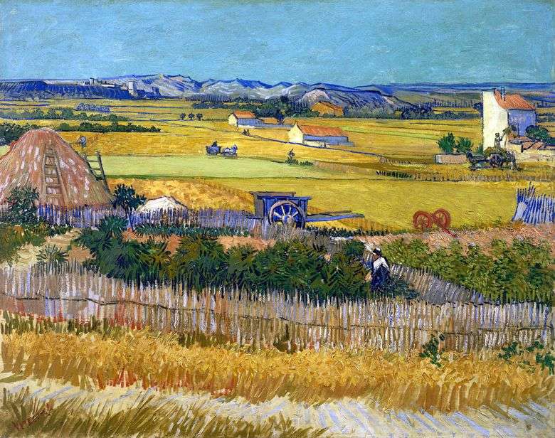Opis obrazu Vincenta Willema van Gogha Harvest