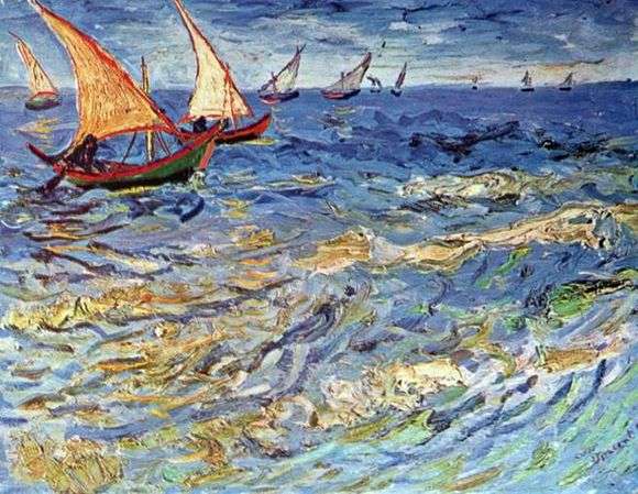 Opis obrazu Vincenta Van Gogha Morze na Świętej Marii