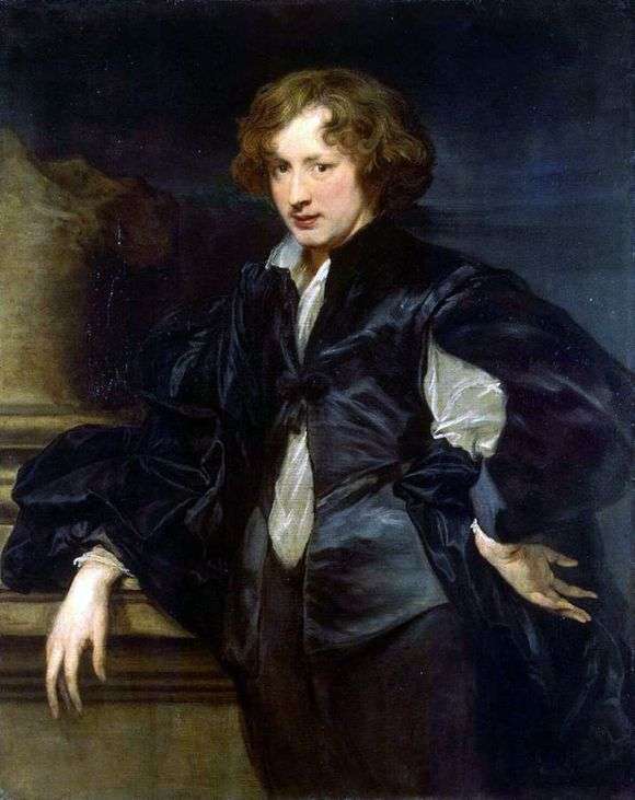 Opis obrazu Anthonyego Van Dycka Autoportret