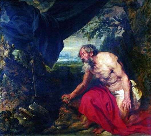Opis obrazu Anthonyego Van Dycka Saint Jerome