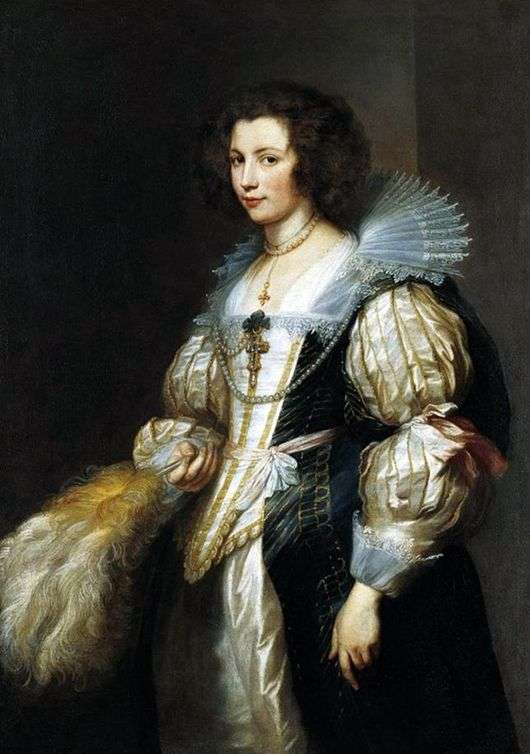 Opis obrazu Anthonyego Van Dycka Maria Louise de Tassis