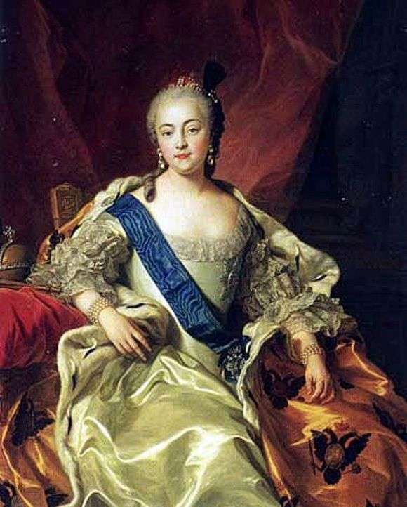Opis obrazu Karla Van Loo Portret cesarzowej Elizabeth Petrovna