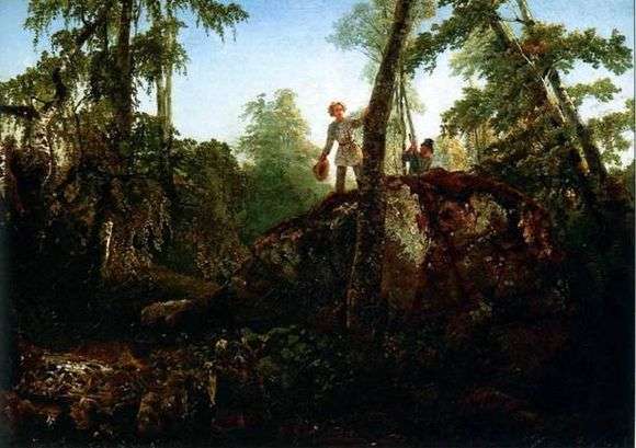 Opis obrazu Aleksieja Sawrasowa Kamień w lesie przy powodzi
