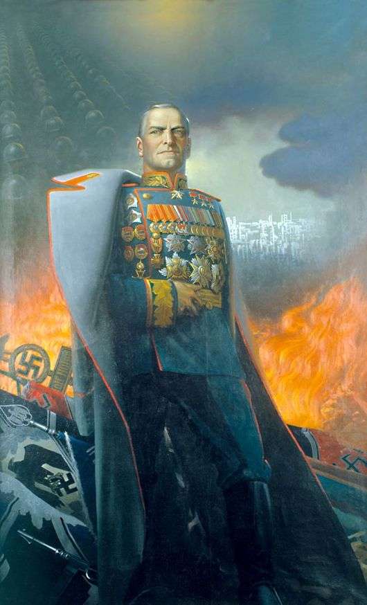 Opis obrazu Konstantina Wasiliewa Marszałka Żukowa