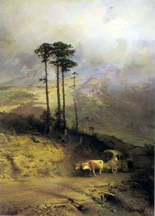 Opis obrazu Fiodora Wasiliewa W górach krymskich