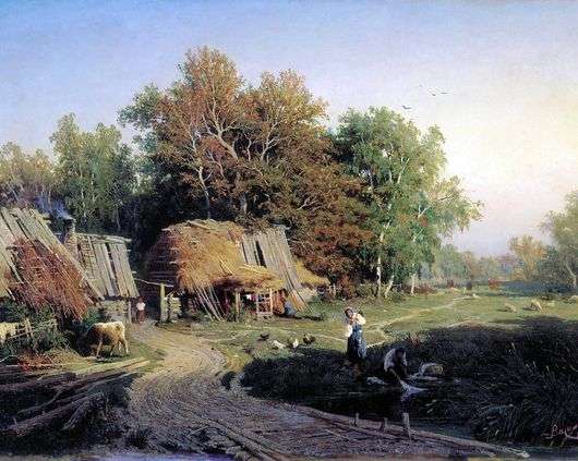 Opis obrazu Fiodora Wasiliewa Wieś