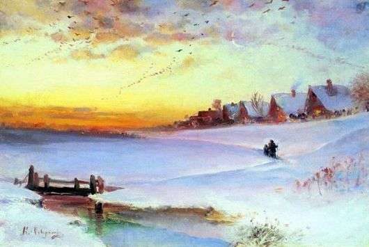 Opis obrazu Aleksieja Savrasowa Pejzaż zimowy