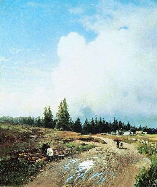 Opis obrazu Fiodora Aleksandrowicza Wasiliewa Po burzy