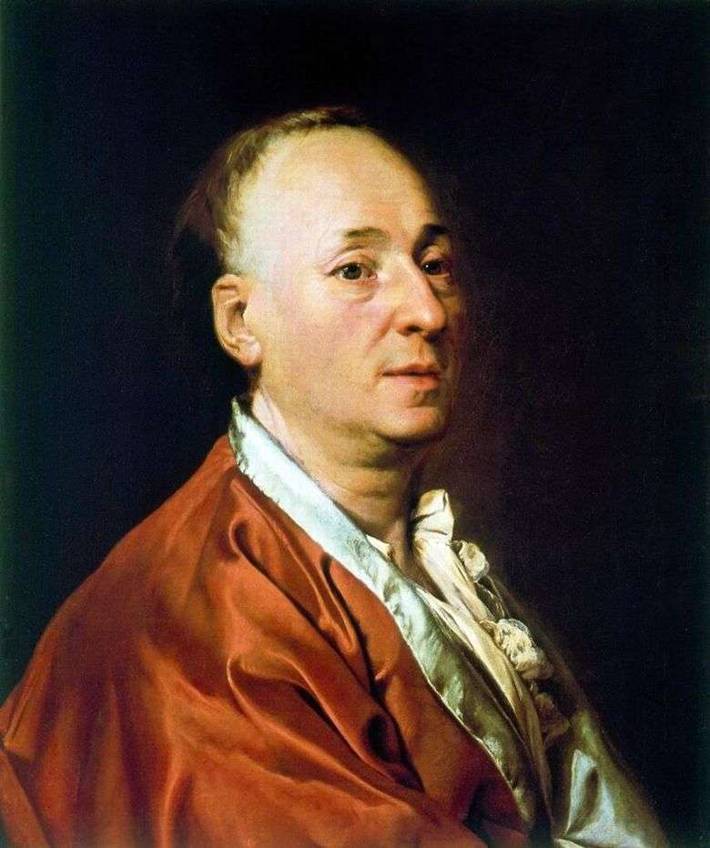 Opis obrazu Dmitrija Lewickiego Portret Denisa Diderota (1773)
