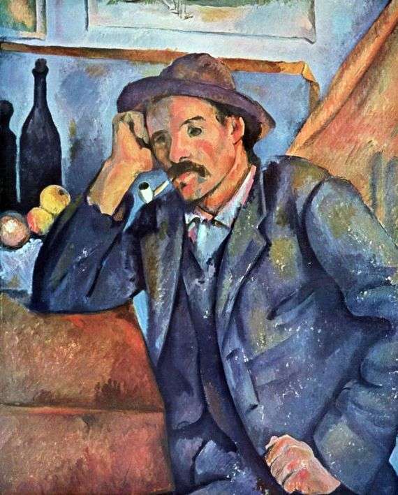 Opis obrazu Paula Cezannea Człowiek z fajką