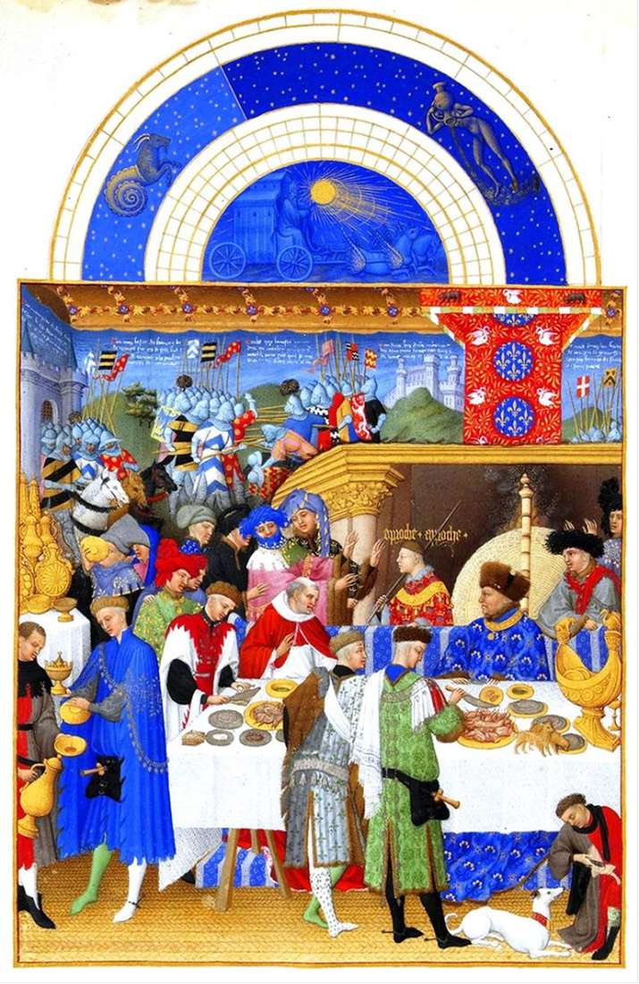 Opis obrazu braci Limburga Wspaniała księga godzin księcia Berry